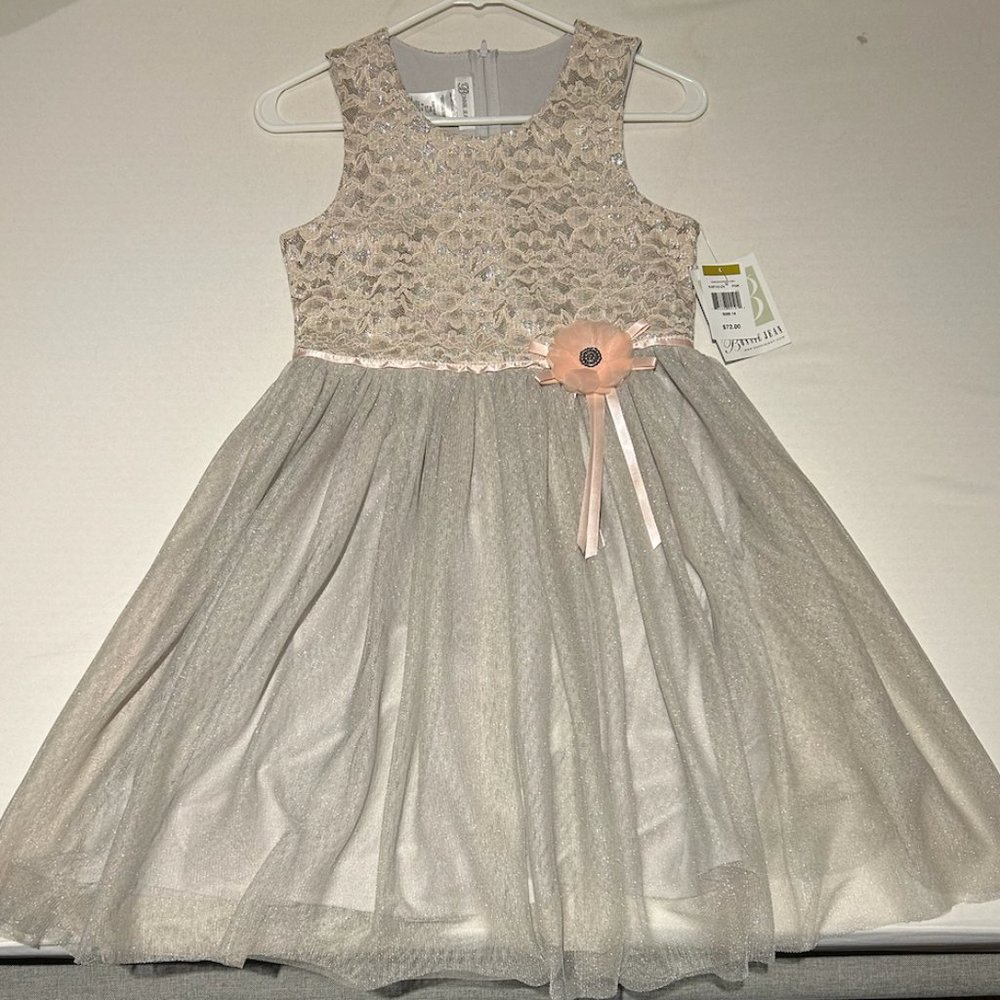 Girl's Pastel Lace Dress